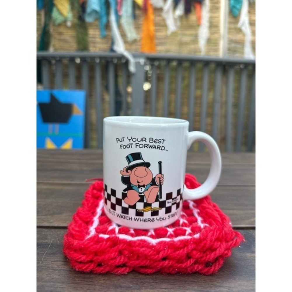 Vintage‎ Ziggy Mug – "Put Your Best Foot Forward" 1980s Designers Collection